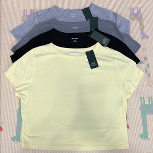 Wild Fable Women’s Crop Tops, bundle of 4, NWT